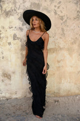 dresses : Robe Maxi Femme Élégant Fluide in van Seroa