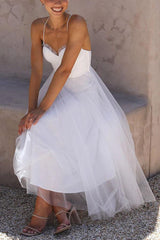 Maxi Dress : Robe Longue Femme Élégant Lin Mousseline in van Seroa