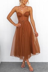 Maxi Dress : Robe Longue Femme Élégant Lin Mousseline in van Seroa