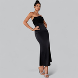 dresses : Robe Femme Élégante Satin in van Seroa