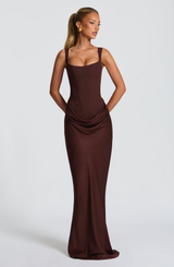 Maxi Dress : Robe Longue Femme Maxi Été Fluide Coton Élégante Soirée Plage in van Seroa