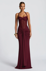 Maxi Dress : Robe Femme Sirène Moulante Hourglass Élégante Soirée Cérémonie in van Seroa