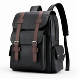 bags : Sac à dos en Cuir Noir - Qualité Premium Femmes & Hommes in Noir van Seroa