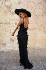 dresses : Robe Maxi Femme Élégant Fluide in van Seroa