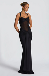 Maxi Dress : Robe Femme Sirène Moulante Hourglass Élégante Soirée Cérémonie in van Seroa
