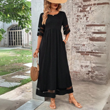 dresses : Robe Longue avec Manches en Tulle pour un Style Femme in van Seroa