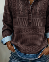 Sweatshirt : Sweat Capuche Femme Pull Chic Original in van Seroa