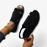 Sandals : Sandales Orthopédiques Femme Ergonomiques Respirantes - Confort Quotidien Soutien Voûte Plantaire in Néron van Seroa