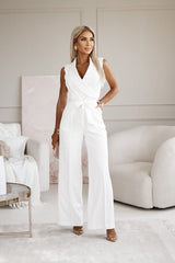 dresses : Combinaison Fluide Femme Élégante Ceinturée Large pour Soirée, - Qualite Premium, Confort Optimal in van Seroa