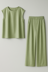 Outfit Sets : Tailleur Femme Noir Élégant avec Pantalon et Blouse pour Cérémonie - Coupe Parfaite in van Seroa