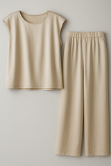 Outfit Sets : Tailleur Femme Noir Élégant avec Pantalon et Blouse pour Cérémonie - Coupe Parfaite in van Seroa
