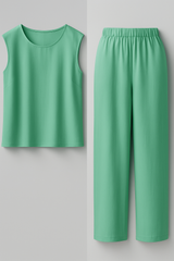 Outfit Sets : Tailleur Femme Noir Élégant avec Pantalon et Blouse pour Cérémonie - Coupe Parfaite in van Seroa