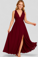 Dresses : Robe Élégante pour Femme en Soie Noire, Taglia M - Parfait pour Cérémonies et Fêtes in van Seroa