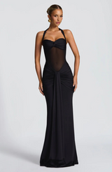 Maxi Dress : Robe Femme Sirène Moulante Hourglass Élégante Soirée Cérémonie in van Seroa