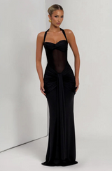 Maxi Dress : Robe Femme Sirène Moulante Hourglass Élégante Soirée Cérémonie in van Seroa
