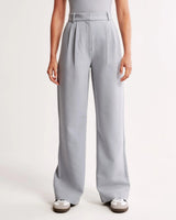 skirts : Pantalon Fluide Femme Jean Taille Haute in van Seroa