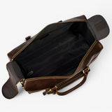 Bags : Trolley de Voyage en Cuir Marron Vintage, Bagage à Main Homme/Femme, Cabine/Grand in van Seroa