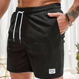 skirts : Short Femme Côtelé Velours Léger à Cordon - Confortable & Tendance in Noir van Seroa