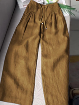 Trousers : Pantalon Fluide Femme Effortless Relaxed in van Seroa
