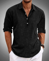 Shirt : Classic Cotton Shirt - Timeless Comfort in 100% Cotton in van Seroa