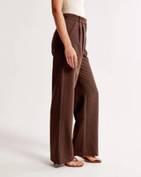 skirts : Pantalon Fluide Femme Jean Taille Haute in van Seroa