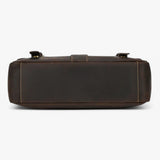 Sac pour ordinateur portable en cuir avec bandoulière Femme
