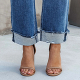 other : Jean Femme Taille Haute Denim Bleu in van Seroa