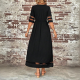 dresses : Robe Longue avec Manches en Tulle pour un Style Femme in van Seroa