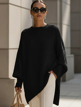 Poncho : Cardigan Femme Gilet Oversize in van Seroa
