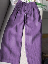 Trousers : Pantalon Fluide Femme Effortless Relaxed in van Seroa