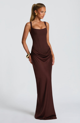 Maxi Dress : Robe Longue Femme Maxi Été Fluide Coton Élégante Soirée Plage in van Seroa