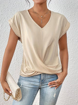 T-shirt femme avec ligne de cœur féminine - Confortable & Polyvalent
