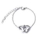 other : Parure Bijoux Femme Argent Strass 5 Pièces Collier Boucles Bague in Bracelet van Seroa