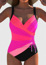 Badkleding : Maillot de bain femme - Modèle élégant taille haute | Confortable & Élégant in Rose van Seroa