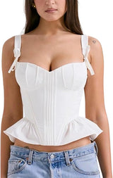 top blouses : Ensemble Femme Élégant Top Corset in van Seroa