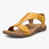 Sandals : Sandales Femme Légères avec Support Voûte Plantaire - Confortables et Respirantes in Giallo van Seroa