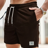 skirts : Short Femme Côtelé Velours Léger à Cordon - Confortable & Tendance in Café van Seroa