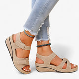 Sandals : Sandales Femme d'été Confortables, Légères et Respirantes à Bout Ouvert in van Seroa
