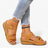 Sandals : Sandales Femme d'été Confortables, Légères et Respirantes à Bout Ouvert in van Seroa