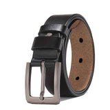Belt : Sangle en Cuir de Bœuf Véritable Marron - Robuste et Durable pour Homme et Femme in Noir van Seroa
