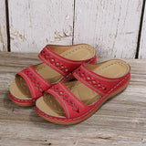 sandals : Sandales confort à enfiler avec soutien de voûte plantaire doux Femme in van Seroa