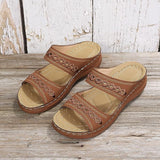 sandals : Sandales confort à enfiler avec soutien de voûte plantaire doux Femme in van Seroa