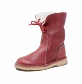 Mid-Calf Boots : Chic Women's Casual Leather Mid-Calf Boots for Everyday Style and in van Seroa