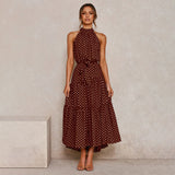 dresses : Robe Midi Fluide Femme Élégante - Parfaite pour l'Été, Cérémonie ou Soirée in van Seroa
