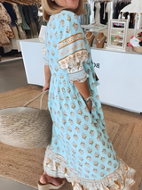 Robes : Robe Femme Casual Mi-longu Confort in van Seroa