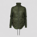 Autumn Collection : Veste Légère Femme pour un Style Moderne in Vert foncé van Seroa