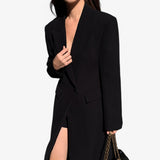 Women's Coats & Jackets : Trench Long Femme Élégant Beige avec Ceinture - Vêtement d'extérieur Classique Intemporel in van Seroa