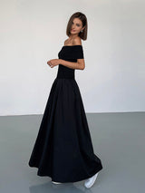 dresses : Robe Maxi Femme Épaules Dénudées in van Seroa