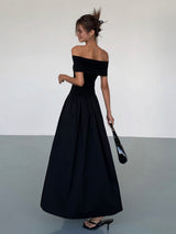 dresses : Robe Maxi Femme Épaules Dénudées in van Seroa