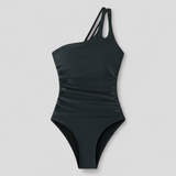 Maillots de bain pour femmes : Maillot de Bain Femme Asymétriqu Costume De Bain Femme in Noir van Seroa